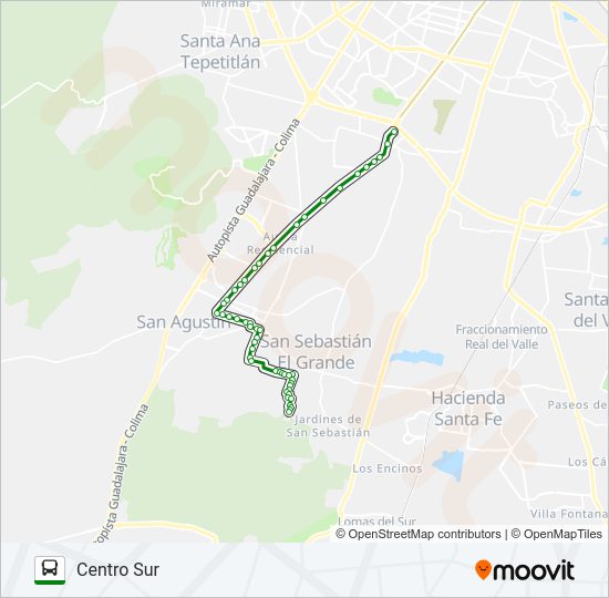 C10 Bus Line Map