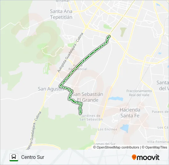 C10 Bus Line Map