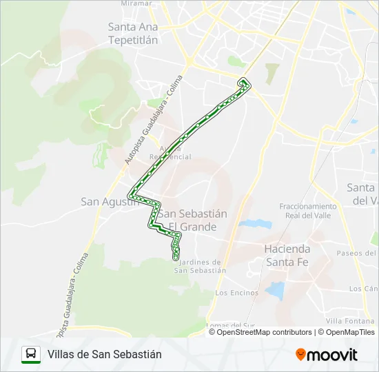 C10 Bus Line Map