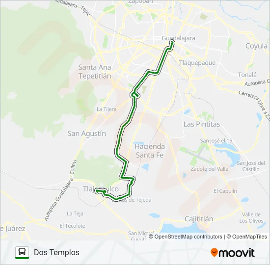 C14 Bus Line Map