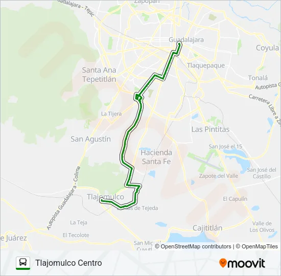 C14 Bus Line Map