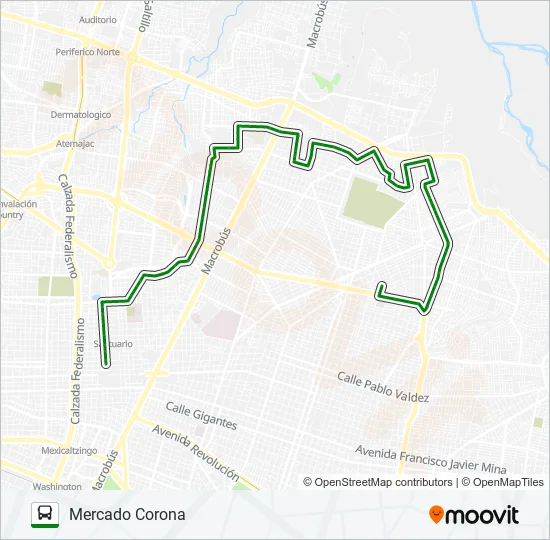C21 Bus Line Map