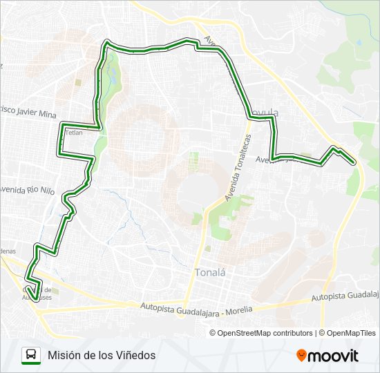 C29 (610-A) Bus Line Map