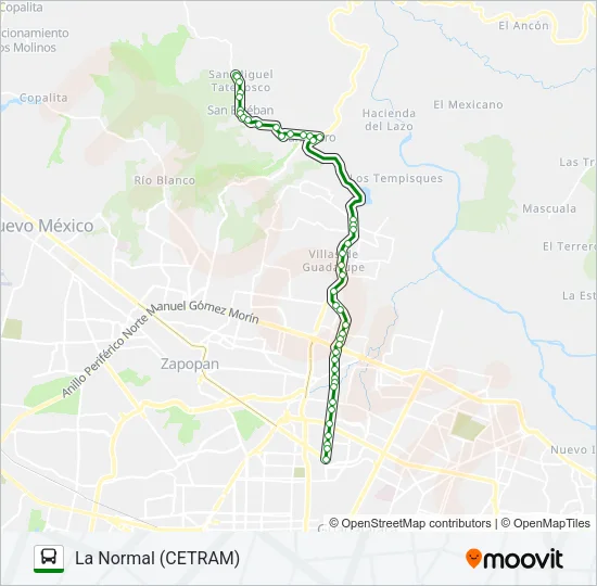 SAN ESTEBAN Bus Line Map