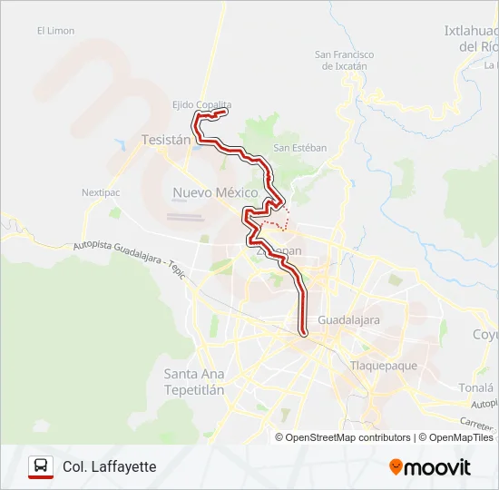 T08 Bus Line Map