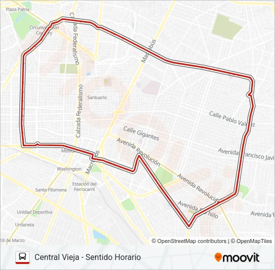 T09 - OBLATOS Bus Line Map