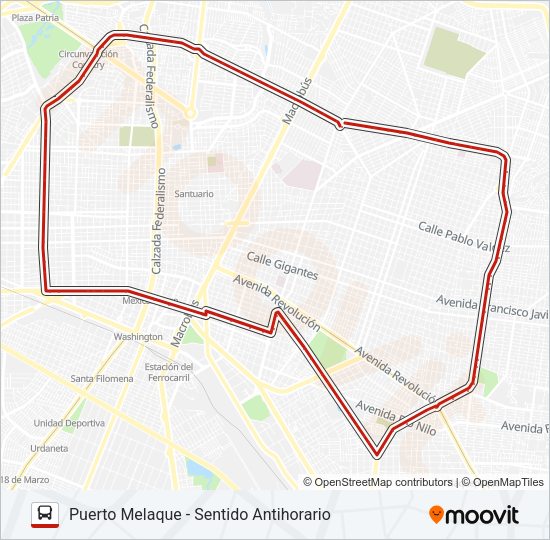 Mapa de T09 - OBLATOS de autobús