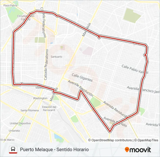 T09 - OBLATOS Bus Line Map