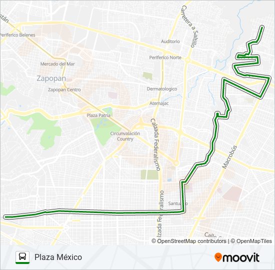 C107 bus Line Map