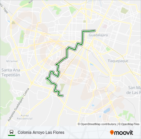 Mapa de T07/C04 de autobús