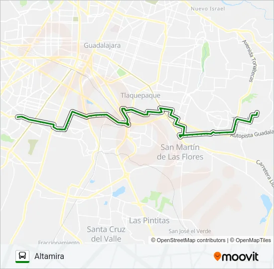 C46 - LA 22 Bus Line Map
