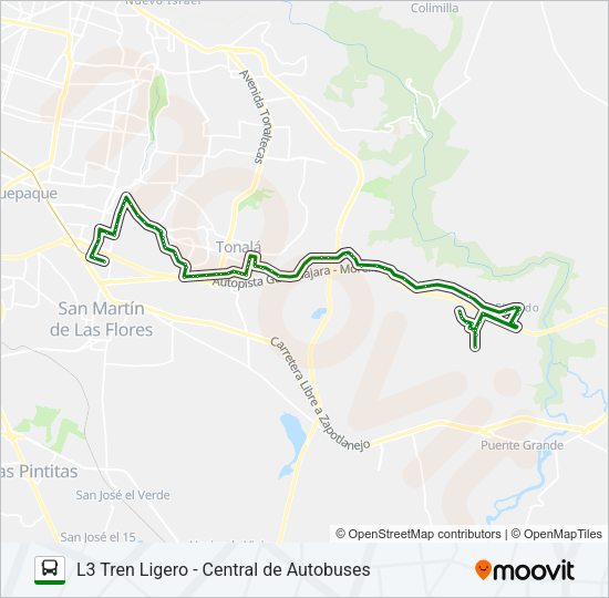 C106 (809) Bus Line Map