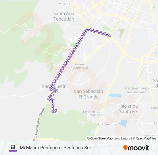 A04 Bus Line Map