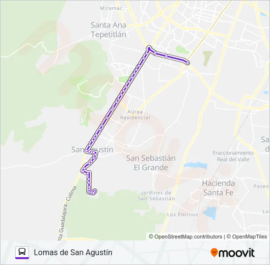 A04 Bus Line Map