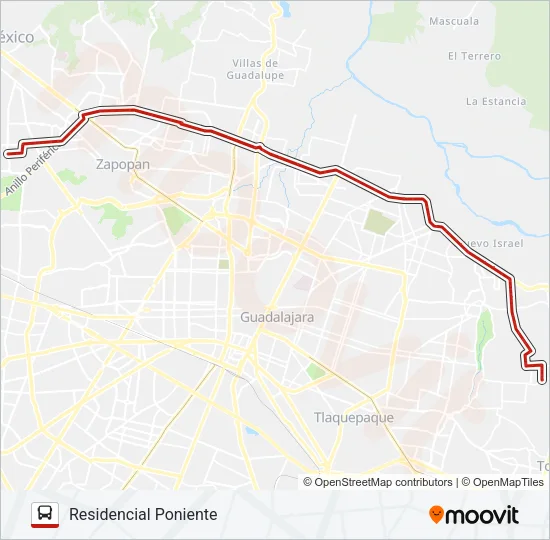 A06 Bus Line Map