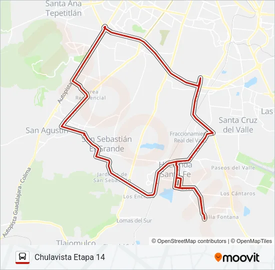 A05-1 Bus Line Map