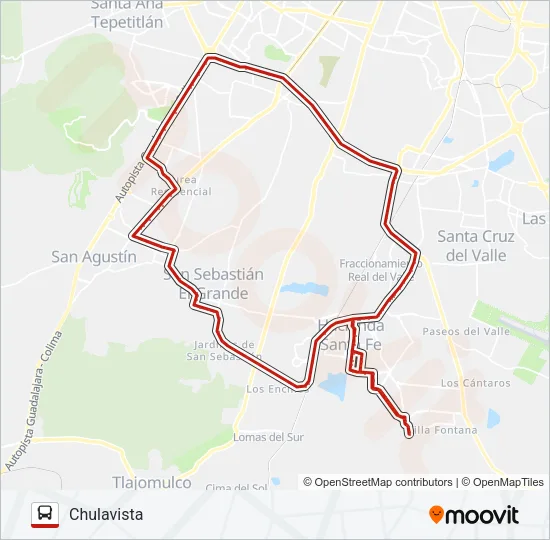 A05-2 Bus Line Map