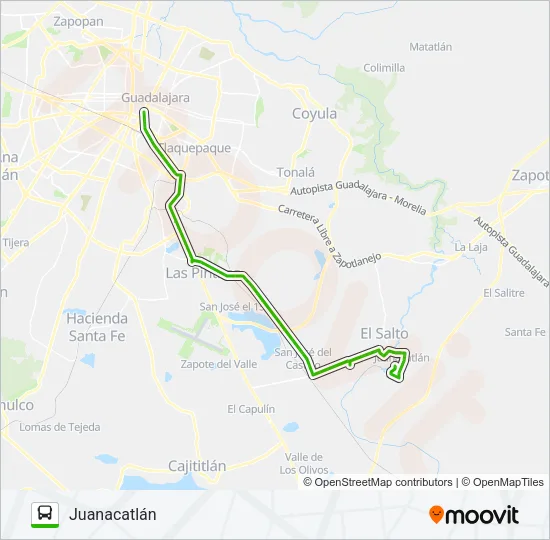 T13-B - AZUCENA Bus Line Map