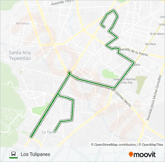 C78 - AGUA Bus Line Map