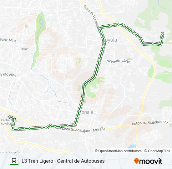 C46 - URBI Bus Line Map