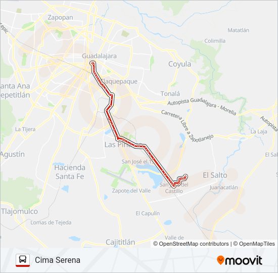 T13-B/C01 Bus Line Map
