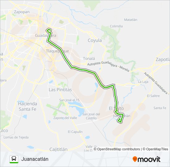 Mapa de T13-C - VIZCAYA de autobús
