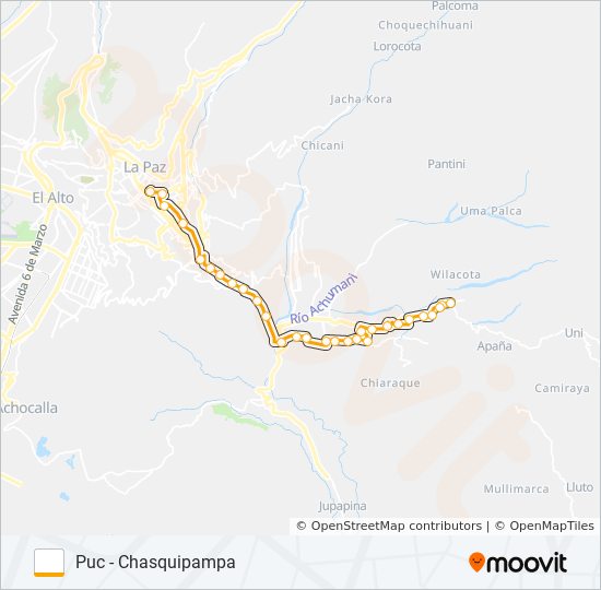 CHASQUIPAMPA bus Line Map