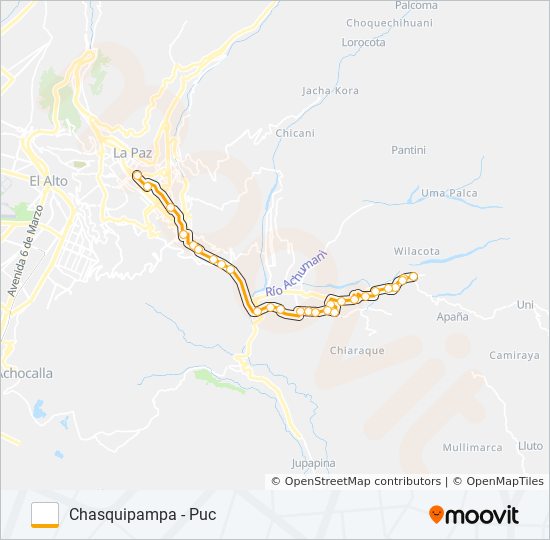CHASQUIPAMPA bus Line Map