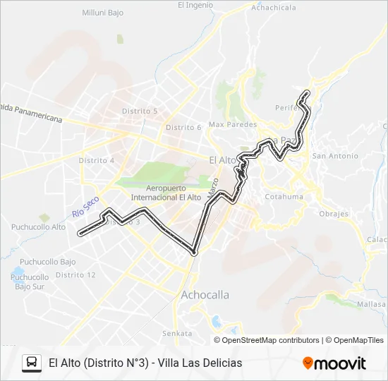 7 Bus Line Map