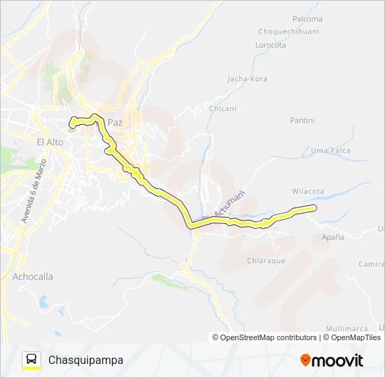 201 Bus Line Map