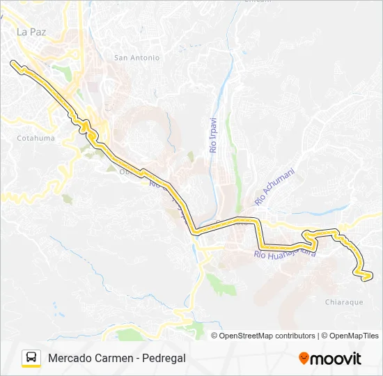 288 Bus Line Map