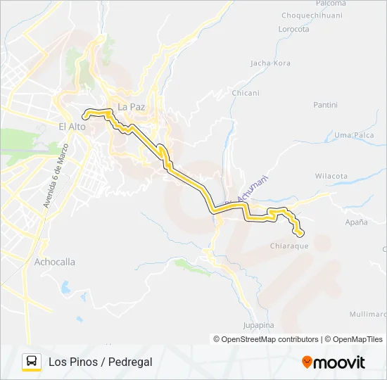 288 Bus Line Map