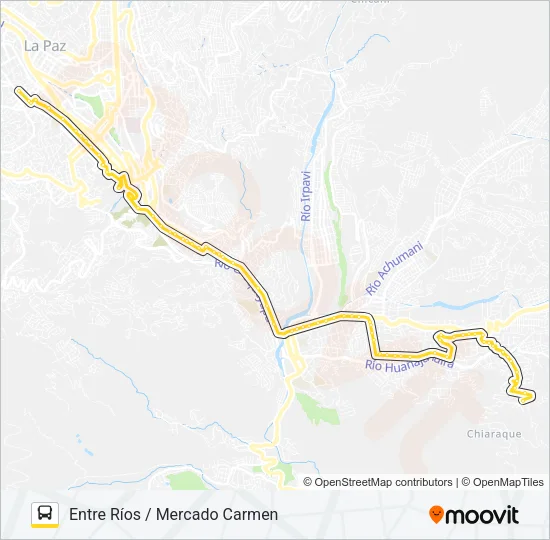 288 Bus Line Map