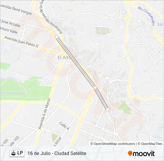 LP Gondola Line Map