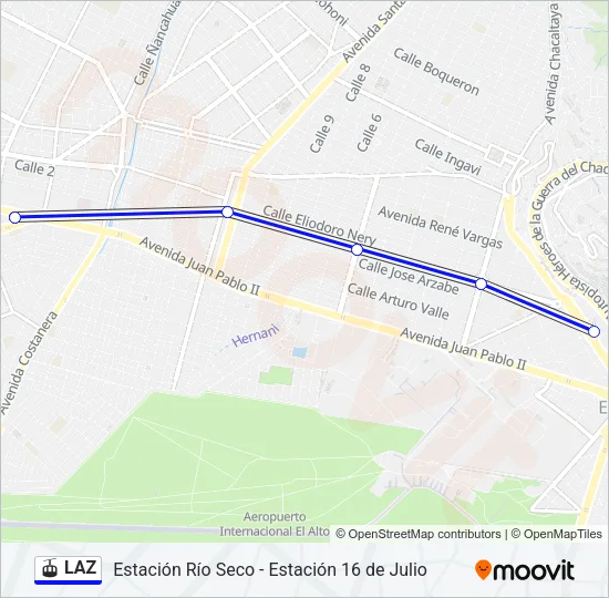 LAZ Gondola Line Map