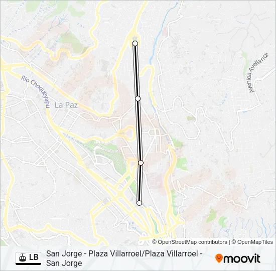 LB Gondola Line Map