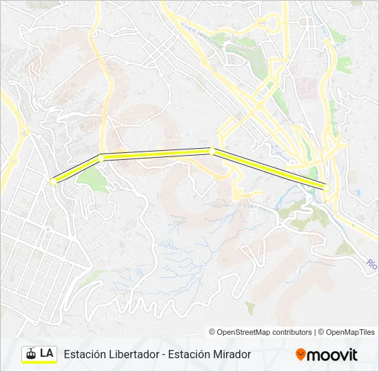 LA Gondola Line Map