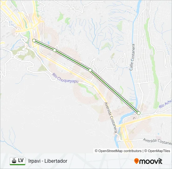 LV Gondola Line Map