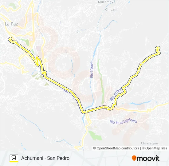 ACHUMANI Bus Line Map