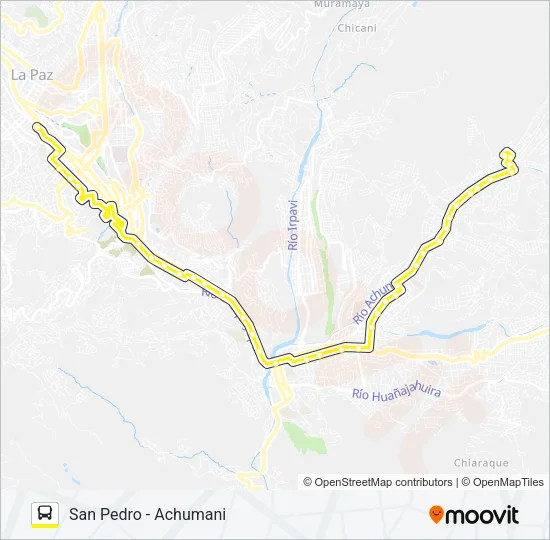 ACHUMANI Bus Line Map