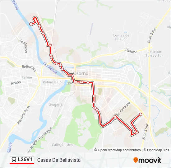 L26V1 Bus Line Map