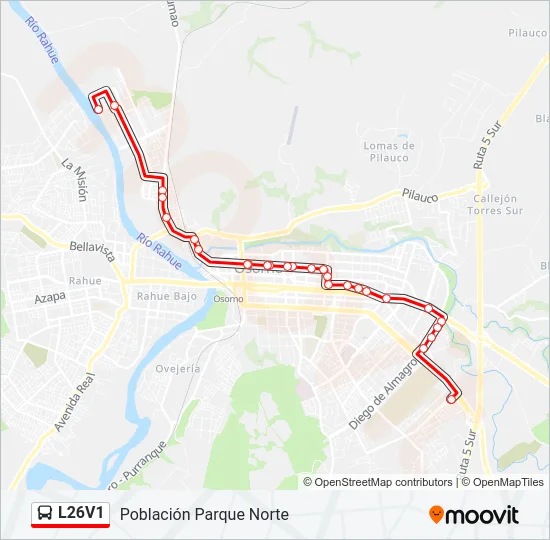 L26V1 Bus Line Map
