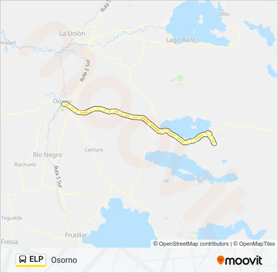 ELP Bus Line Map