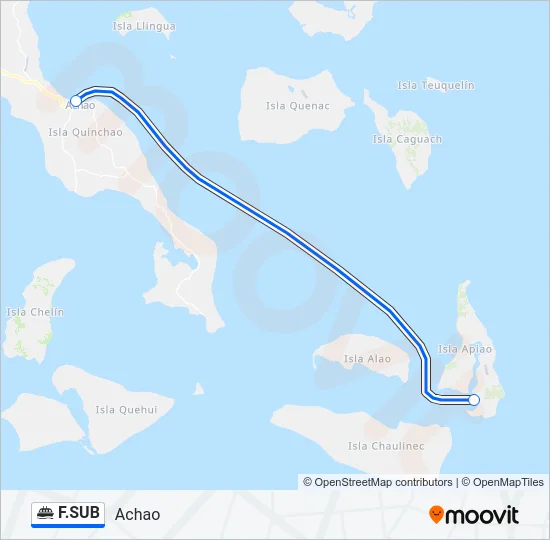 F.SUB Ferry Line Map