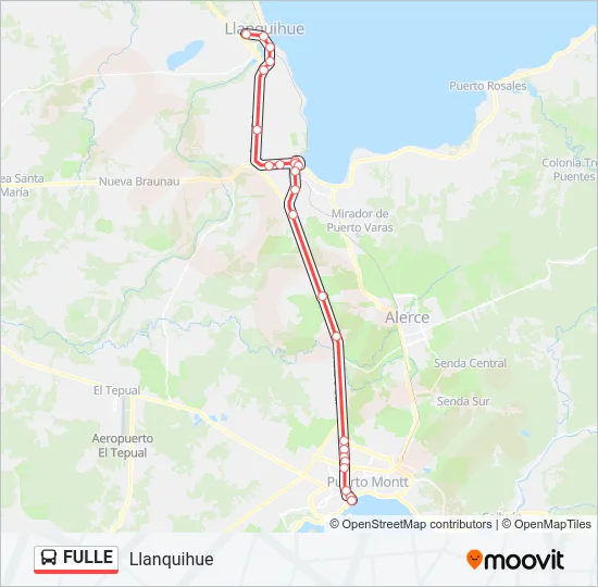 FULLE Bus Line Map