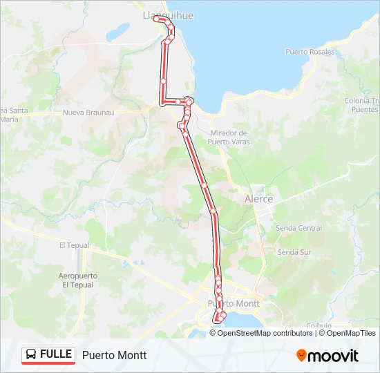 FULLE Bus Line Map