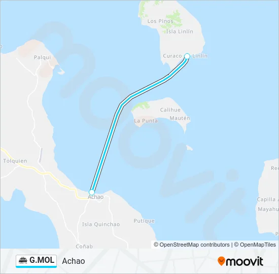 G.MOL Ferry Line Map