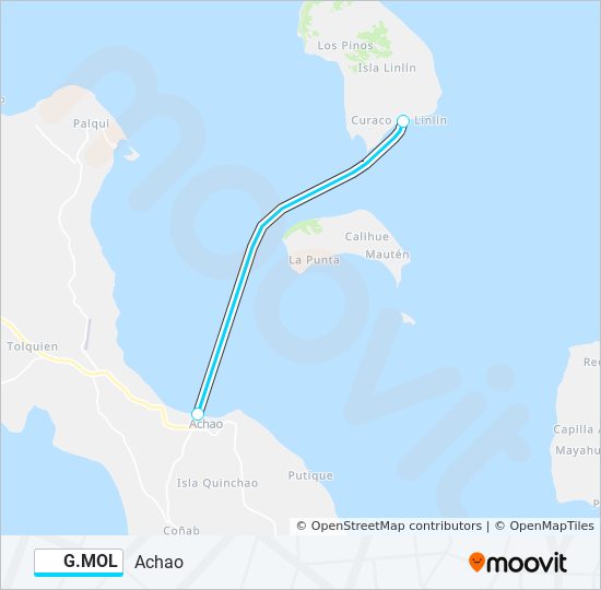 Mapa de G.MOL de ferry