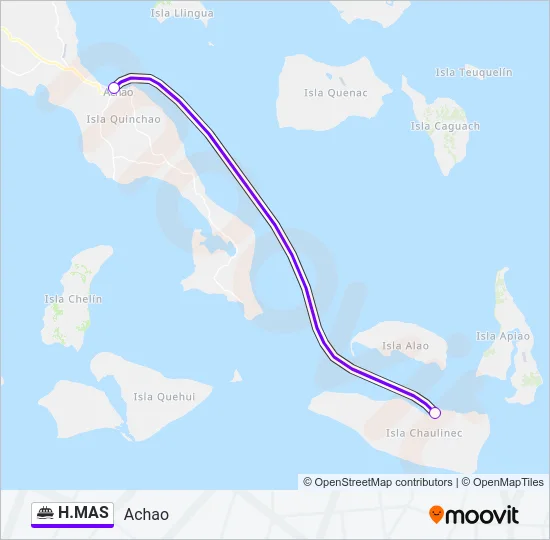 H.MAS Ferry Line Map