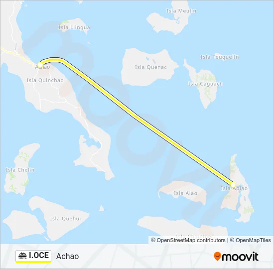 I.OCE Ferry Line Map